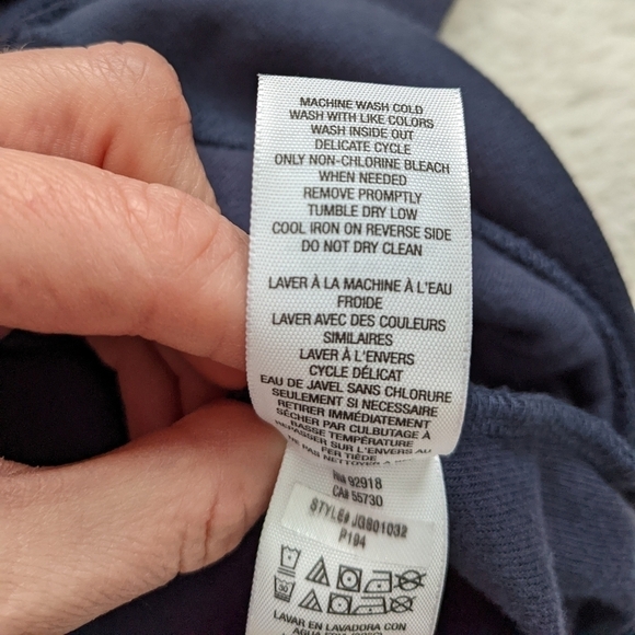 JUICY COUTURE y2k terry cloth hoodie sweatshirt sweater blue small - Picture 8 of 9